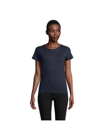 T-shirt Femme Écologique Personnalisé 175g en 100% Coton Bio - PIONEER WOMEN Matières : coton Taille textile : S Couleurs : bleu 2