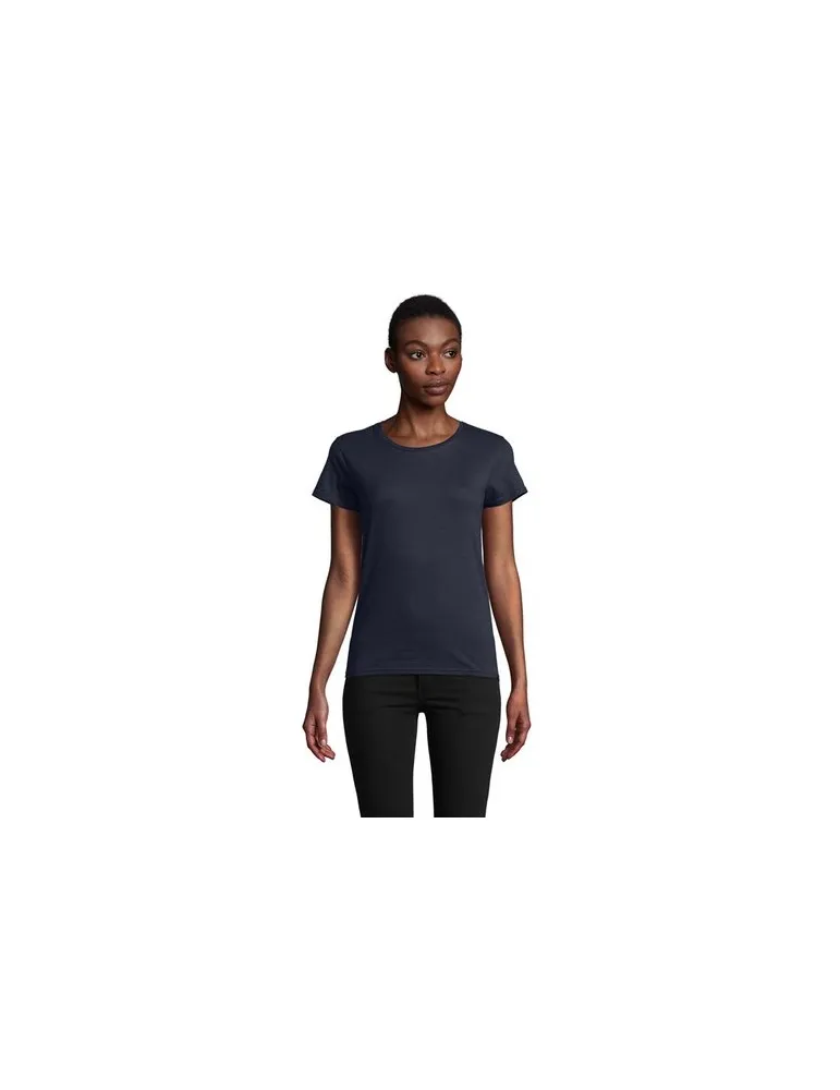 T-shirt Femme Écologique Personnalisé 175g en 100% Coton Bio - PIONEER WOMEN Matières : coton Taille textile : L Couleurs : oran