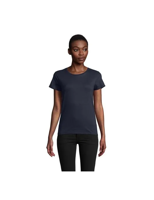 T-shirt Femme Écologique Personnalisé 175g en 100% Coton Bio - PIONEER WOMEN Matières : coton Taille textile : M Couleurs : oran