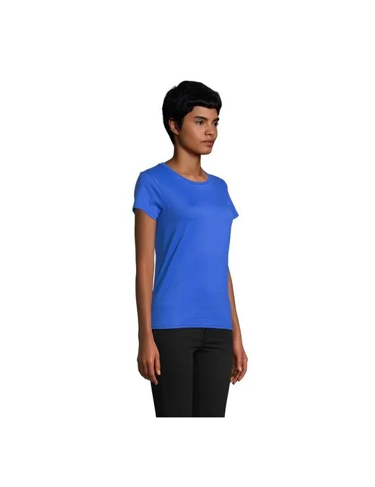 T-shirt Femme Écologique Personnalisé 175g en 100% Coton Bio - PIONEER WOMEN Matières : coton Taille textile : S Couleurs : oran