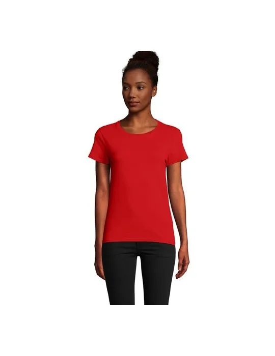 T-shirt Femme Écologique Personnalisé 175g en 100% Coton Bio - PIONEER WOMEN Matières : coton Taille textile : M Couleurs : bleu