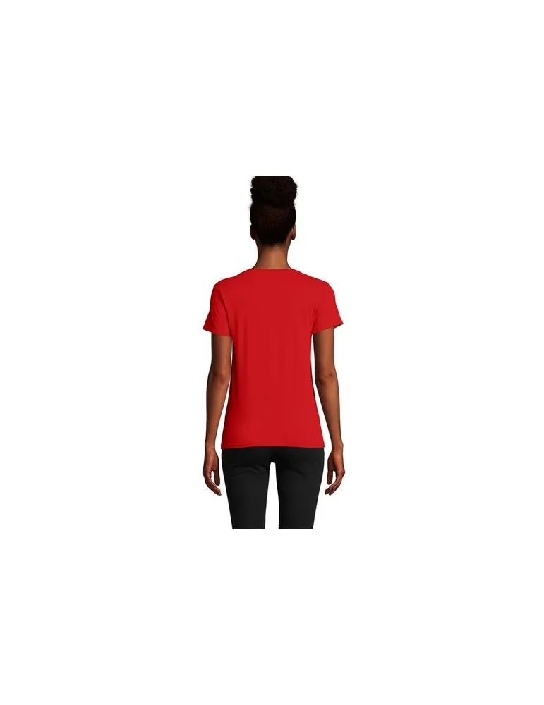 T-shirt Femme Écologique Personnalisé 175g en 100% Coton Bio - PIONEER WOMEN Matières : coton Taille textile : M Couleurs : bleu