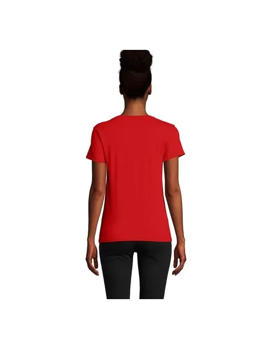 T-shirt Femme Écologique Personnalisé 175g en 100% Coton Bio - PIONEER WOMEN Matières : coton Taille textile : S Couleurs : bleu