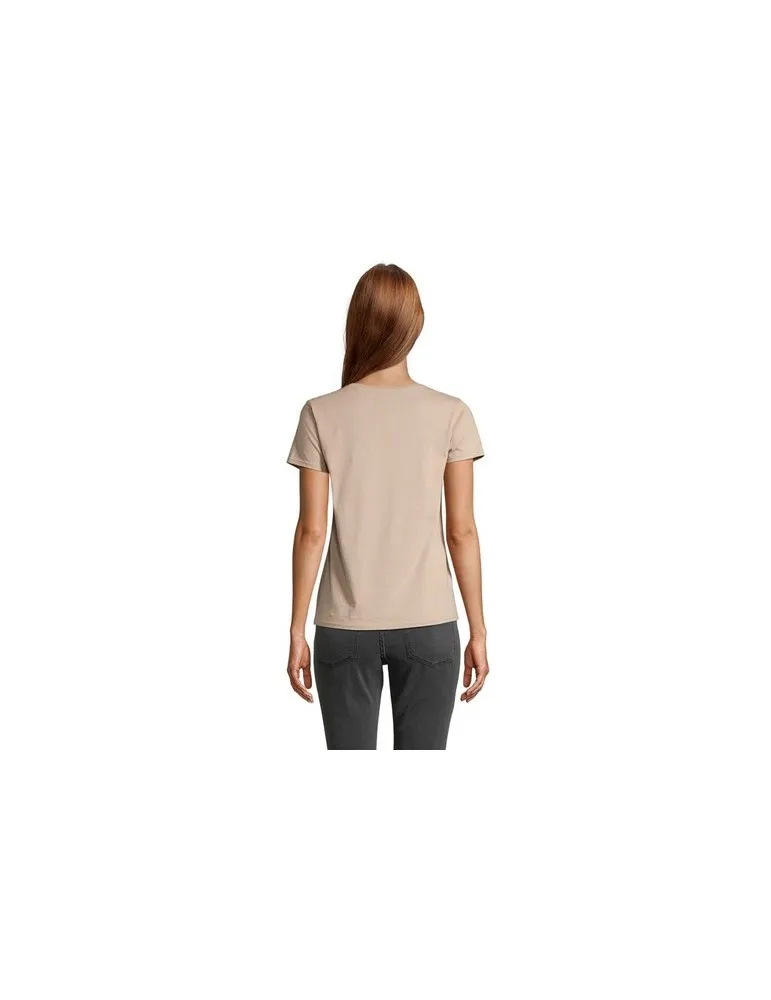 T-shirt Femme Écologique Personnalisé 175g en 100% Coton Bio - PIONEER WOMEN Matières : coton Taille textile : XS Couleurs : ble