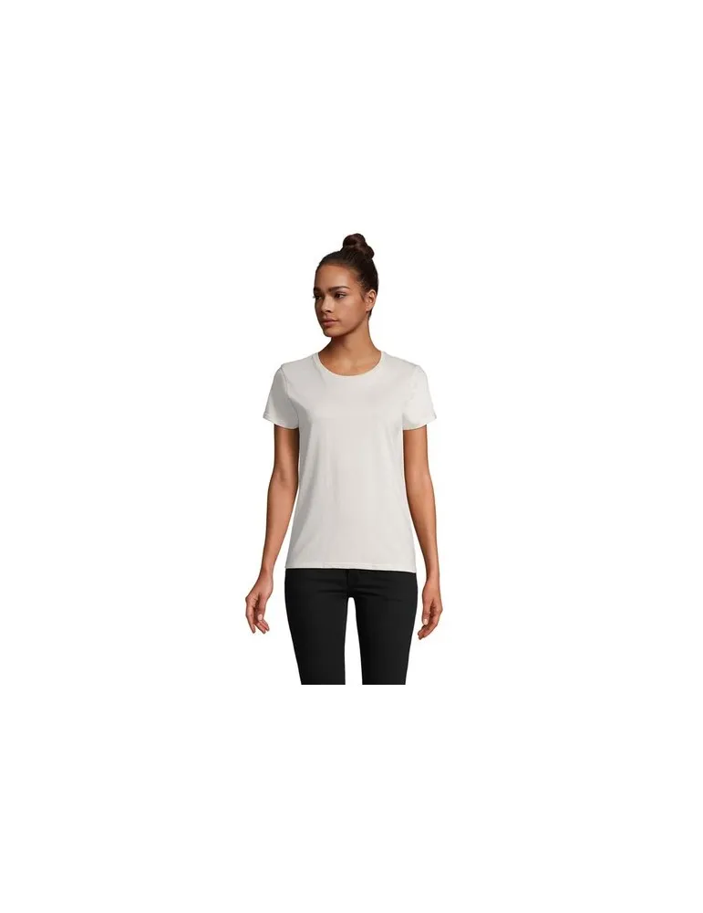 T-shirt Femme Écologique Personnalisé 175g en 100% Coton Bio - PIONEER WOMEN Matières : coton Taille textile : XXL Couleurs : sa