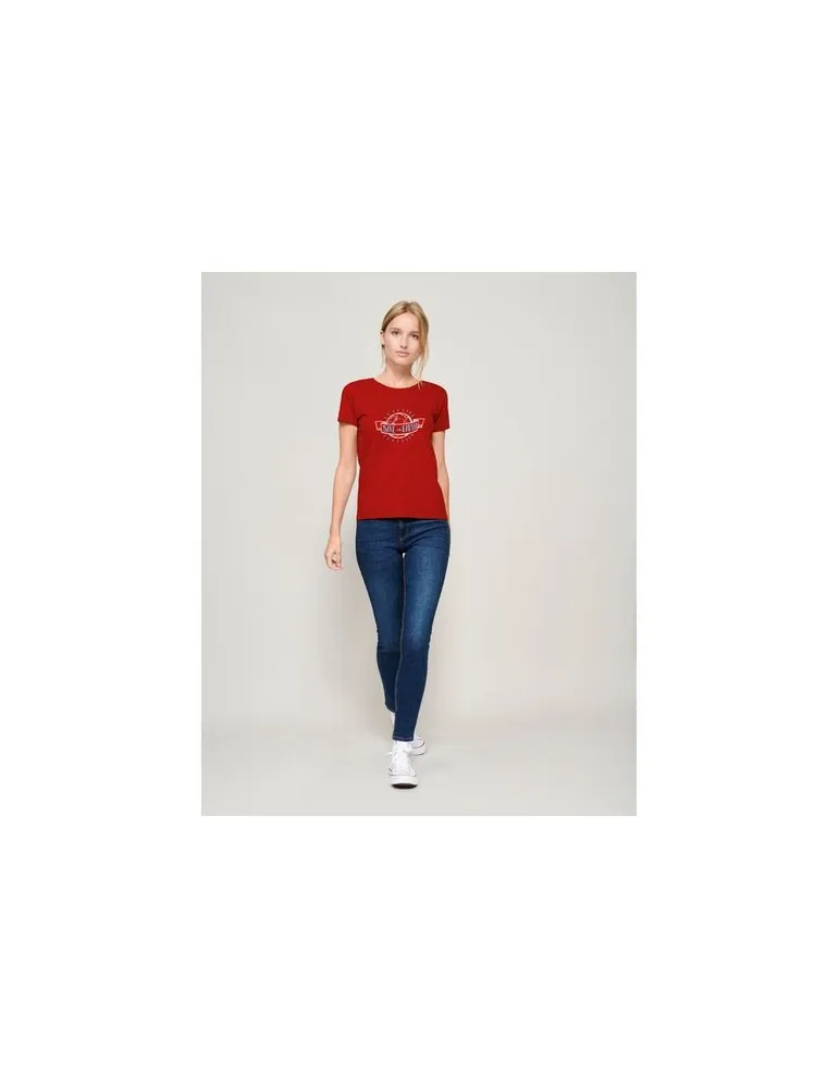 T-shirt Femme Écologique Personnalisé 175g en 100% Coton Bio - PIONEER WOMEN Matières : coton Taille textile : XL Couleurs : sab