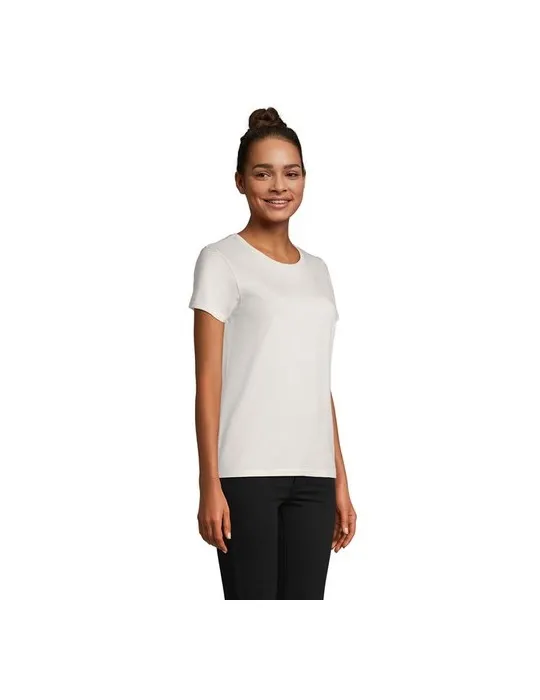 T-shirt Femme Écologique Personnalisé 175g en 100% Coton Bio - PIONEER WOMEN Matières : coton Taille textile : S Couleurs : sabl