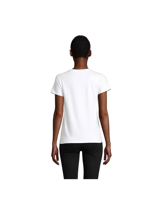 T-shirt Femme Écologique Personnalisé 175g en 100% Coton Bio - PIONEER WOMEN Matières : coton Taille textile : XS Couleurs : sab
