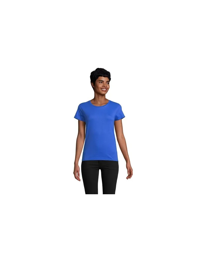 T-shirt Femme Écologique Personnalisé 175g en 100% Coton Bio - PIONEER WOMEN Matières : coton Taille textile : XL Couleurs : ble