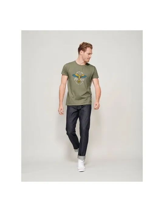 T-shirt Écologique Personnalisé 175g en Coton Bio - PIONEER MEN Matières : coton biologique Taille textile : M Couleurs : vert p