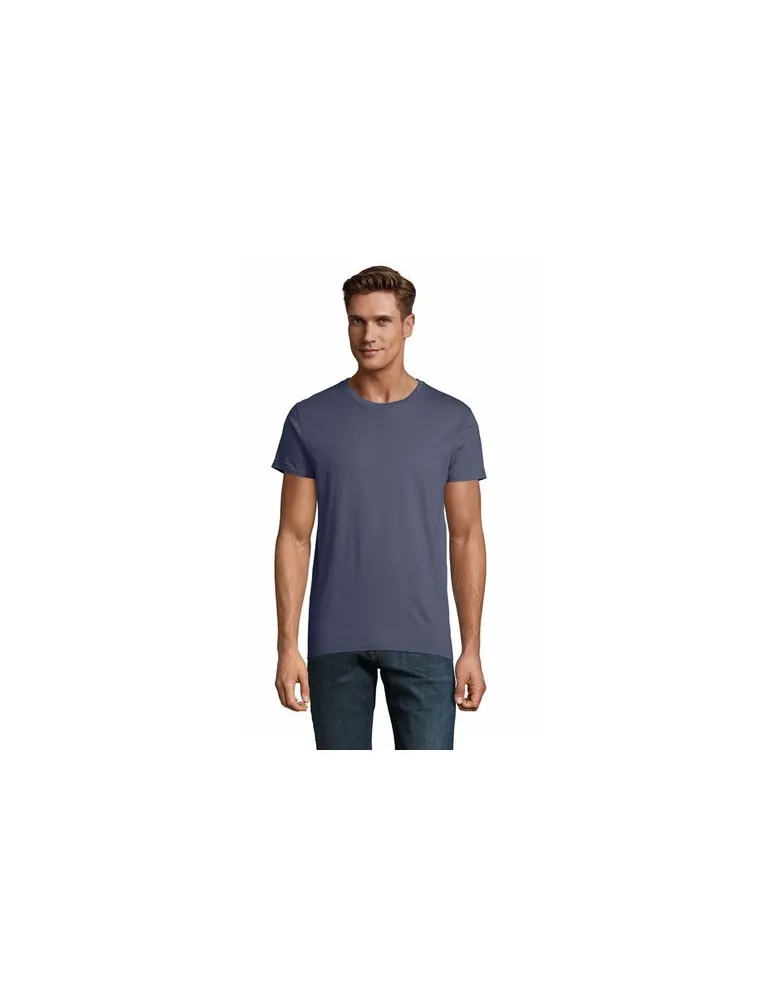 T-shirt Écologique Personnalisé 175g en Coton Bio - PIONEER MEN Matières : coton biologique Taille textile : S Couleurs : bleu r