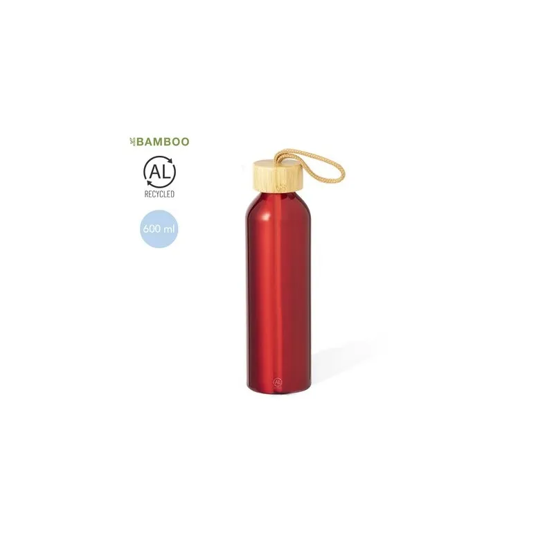 Gourde Écologique Personnalisée Irvinson Matières : PET recyclé Couleurs : blanc accessoire événementiel unique