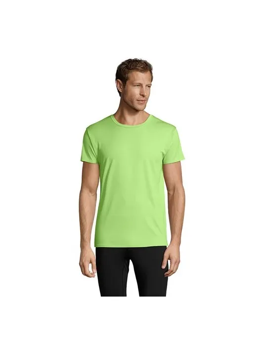 T-shirt Personnalisé 130g SPRINT UNI Matières : coton biologique Taille textile : 3XL Couleurs : rouge cadeau affaires élégant