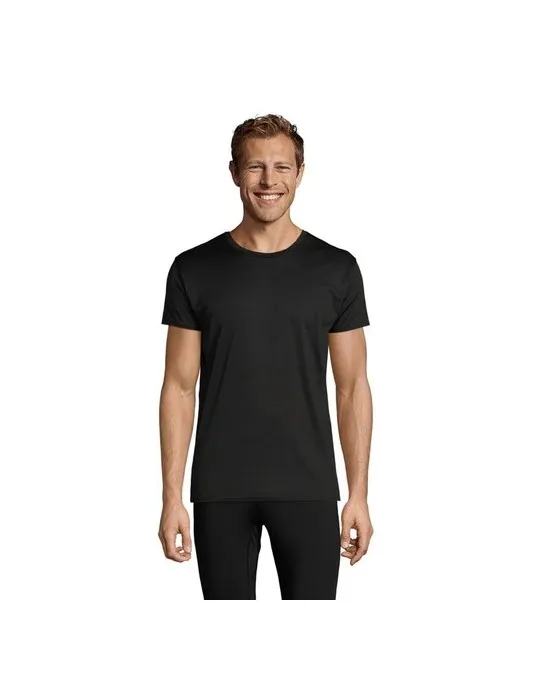 T-shirt Personnalisé 130g SPRINT UNI Matières : coton biologique Taille textile : L Couleurs : blanc