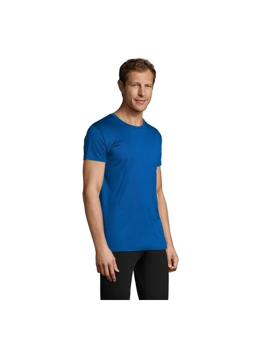 T-shirt Personnalisé 130g SPRINT UNI Matières : coton biologique Taille textile : S Couleurs : noir profond cadeau collaborateur