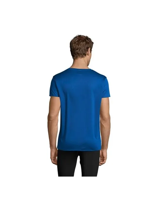 T-shirt Personnalisé 130g SPRINT UNI Matières : coton biologique Taille textile : XL Couleurs : noir profond objet promotionnel 