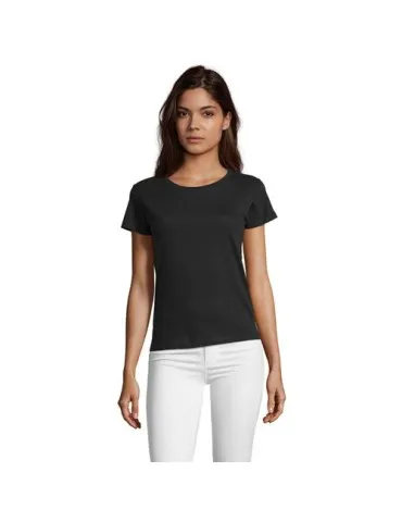 Tee-shirt Femme Personnalisable 100% Coton Régent Fit 150g Matières : coton biologique Taille textile : M Couleurs : corde cadea