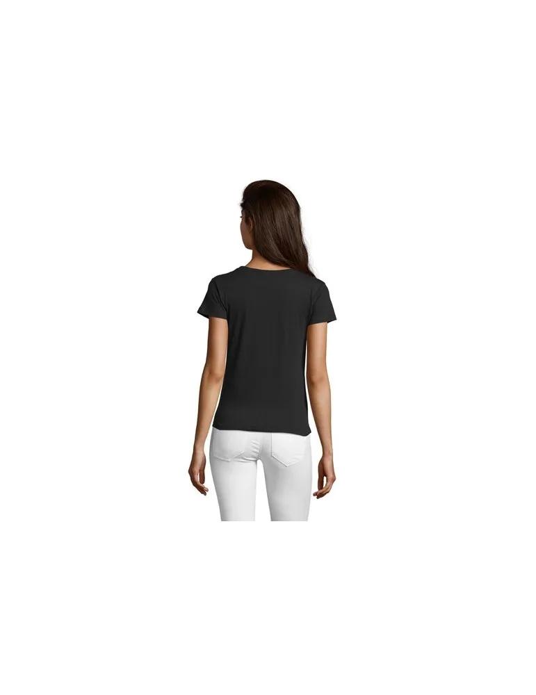 Tee-shirt Femme Personnalisable 100% Coton Régent Fit 150g Matières : coton biologique Taille textile : M Couleurs : corde perso
