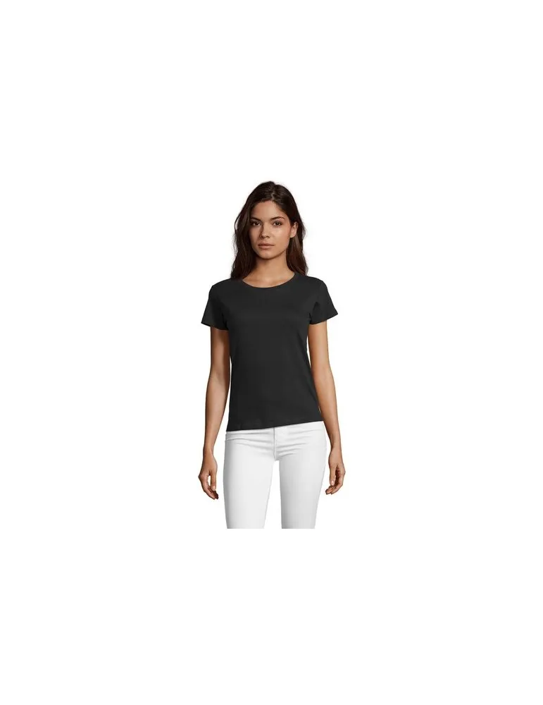 Tee-shirt Femme Personnalisable 100% Coton Régent Fit 150g Matières : coton biologique Taille textile : 3XL Couleurs : french na