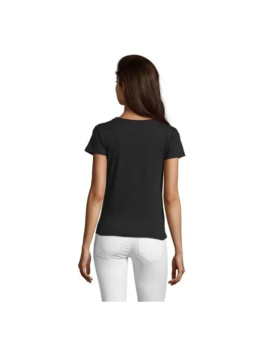 Tee-shirt Femme Personnalisable 100% Coton Régent Fit 150g Matières : coton biologique Taille textile : 3XL Couleurs : french na