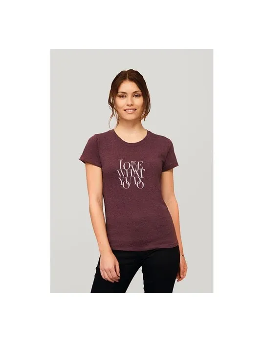 Tee-shirt Femme Personnalisable 100% Coton Régent Fit 150g Matières : coton biologique Taille textile : 3XL Couleurs : french na