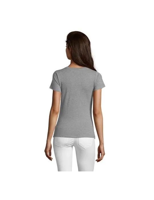Tee-shirt Femme Personnalisable 100% Coton Régent Fit 150g Matières : coton biologique Taille textile : 3XL Couleurs : rouge goo