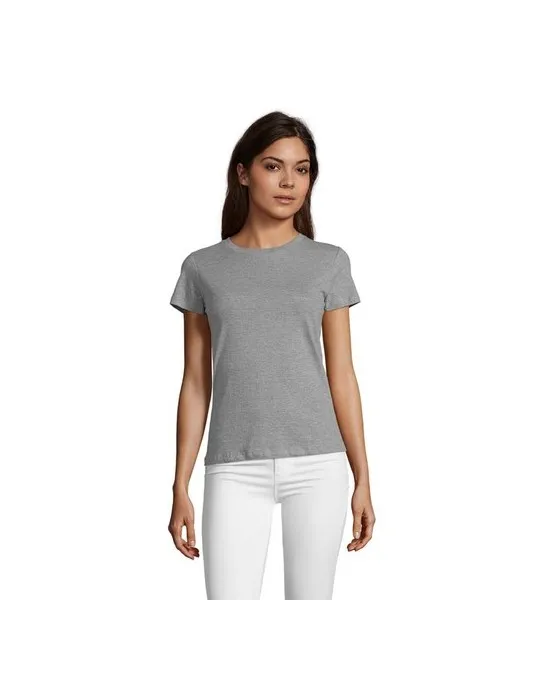 Tee-shirt Femme Personnalisable 100% Coton Régent Fit 150g Matières : coton biologique Taille textile : 3XL Couleurs : bleu roya
