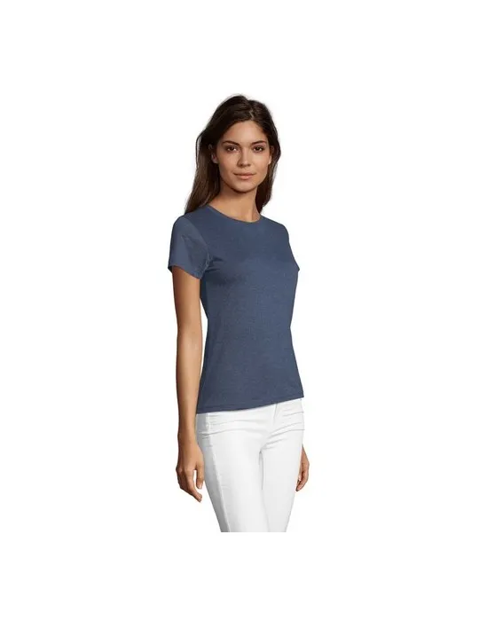 Tee-shirt Femme Personnalisable 100% Coton Régent Fit 150g Matières : coton biologique Taille textile : XXL Couleurs : écru impr