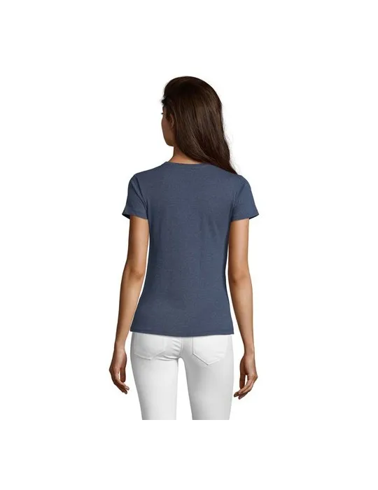 Tee-shirt Femme Personnalisable 100% Coton Régent Fit 150g Matières : coton biologique Taille textile : XXL Couleurs : écru impr