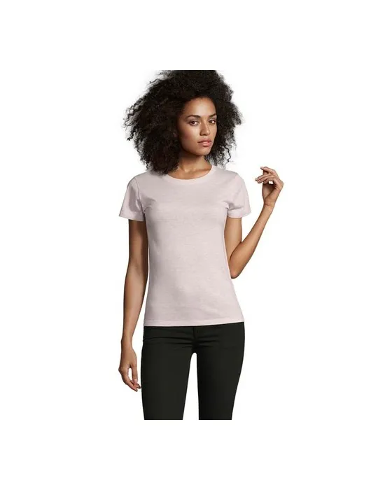 Tee-shirt Femme Personnalisable 100% Coton Régent Fit 150g Matières : coton biologique Taille textile : 4XL Couleurs : french na