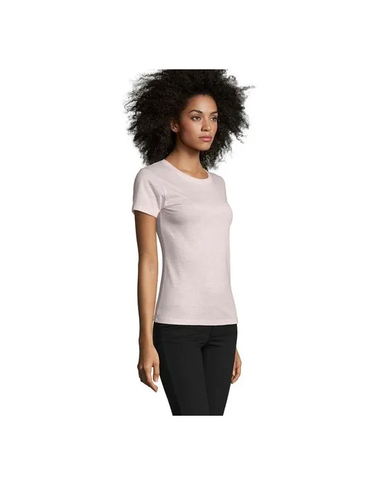 Tee-shirt Femme Personnalisable 100% Coton Régent Fit 150g Matières : coton biologique Taille textile : M Couleurs : french navy