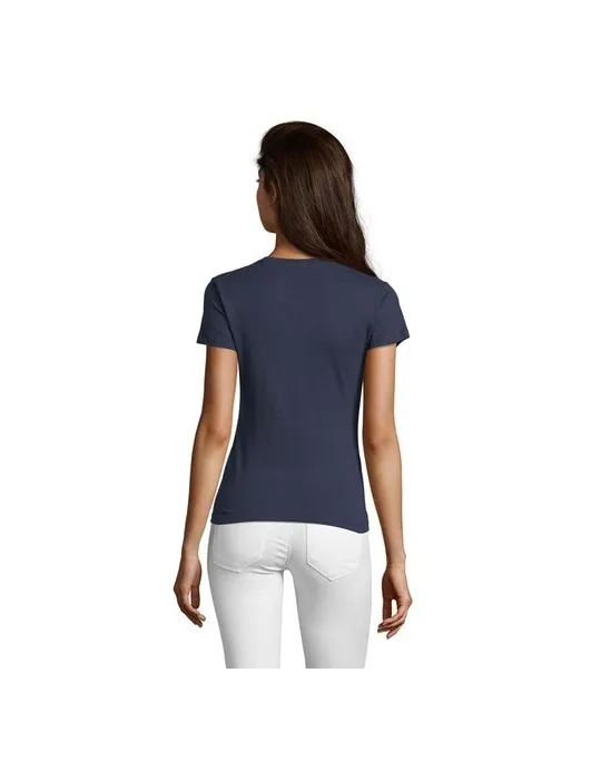 Tee-shirt Femme Personnalisable 100% Coton Régent Fit 150g Matières : coton biologique Taille textile : 3XL Couleurs : rouge mar