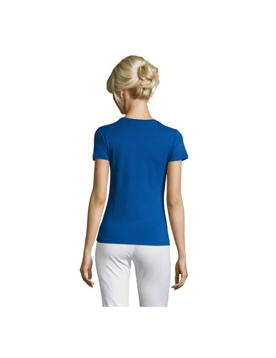T-shirt Femme Personnalisable 100% Coton 150g REGENT Matières : plastique Couleurs : bleu goodies publicitaire durable