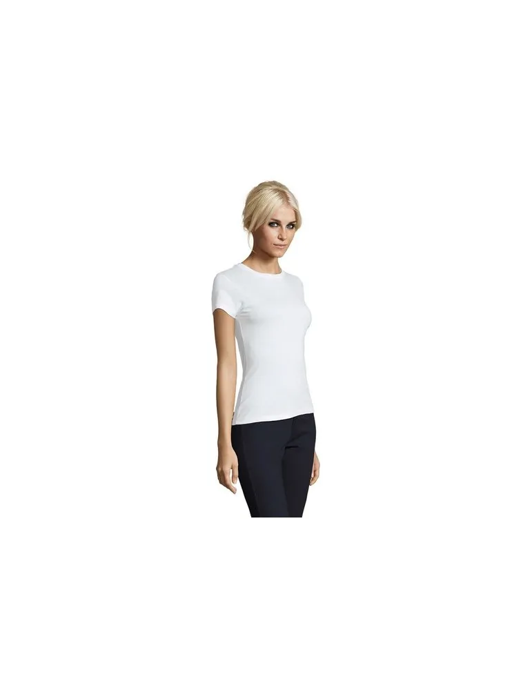 T-shirt Femme Personnalisable 100% Coton 150g REGENT Matières : plastique Couleurs : vert clair impression logo haute qualité