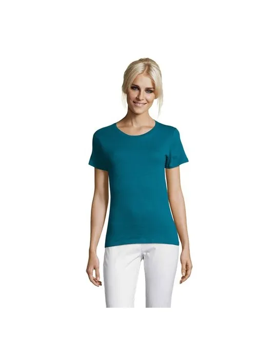 T-shirt Femme Personnalisable 100% Coton 150g REGENT Matières : polyester Couleurs : vert personnalisation rapide en France