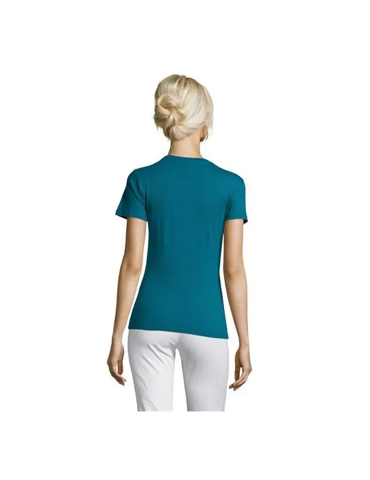 T-shirt Femme Personnalisable 100% Coton 150g REGENT Matières : polyester Couleurs : vert cadeau affaires élégant