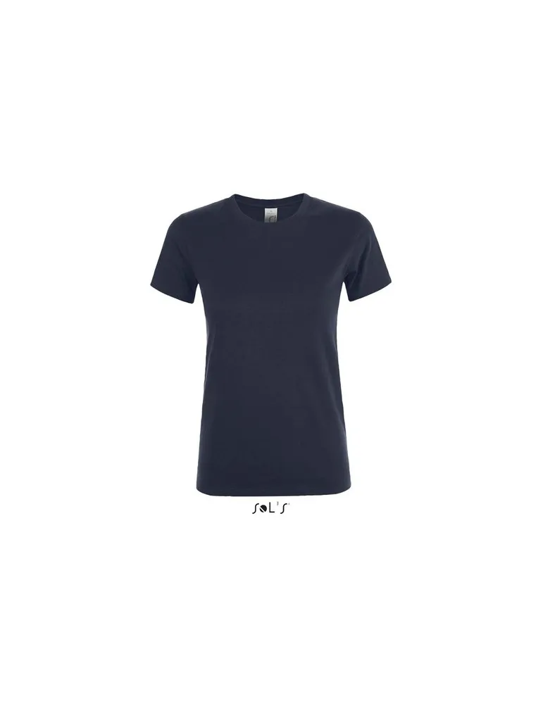 T-shirt Femme Personnalisable 100% Coton 150g REGENT Matières : acier inoxydable Couleurs : bleu goodies publicitaire événementi