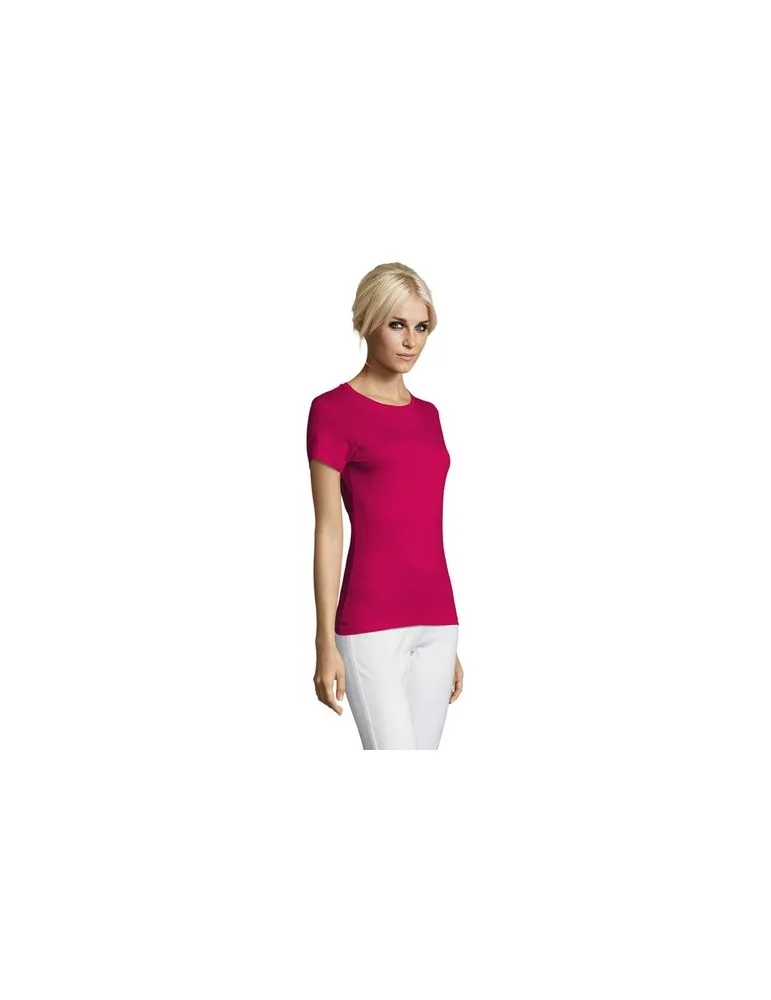 T-shirt Femme Personnalisable 100% Coton 150g REGENT Matières : acier inoxydable Couleurs : rouge cadeau client original