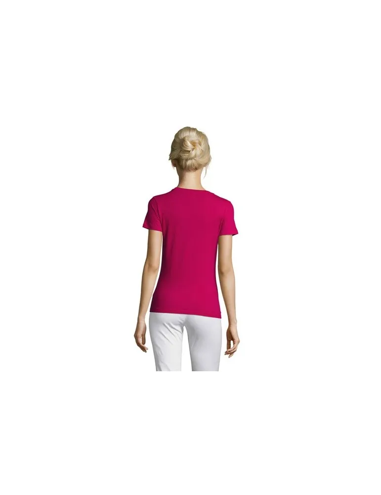 T-shirt Femme Personnalisable 100% Coton 150g REGENT Matières : bois Couleurs : naturel livraison express 24h 48h