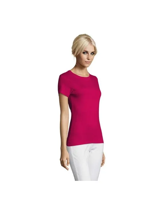 T-shirt Femme Personnalisable 100% Coton 150g REGENT Matières : bois Couleurs : naturel cadeau entreprise pas cher