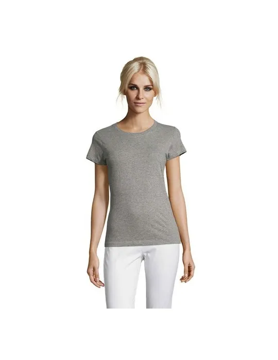 T-shirt Femme Personnalisable 100% Coton 150g REGENT Matières : PVC Couleurs : argenté accessoire événementiel unique