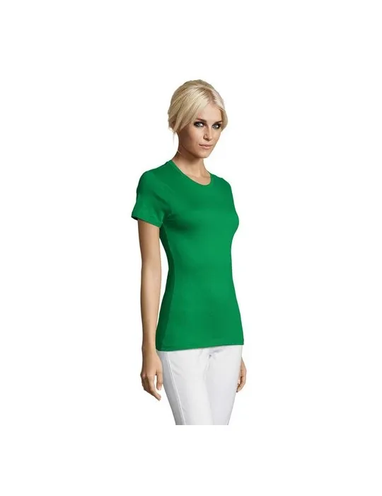 T-shirt Femme Personnalisable 100% Coton 150g REGENT Matières : bambou objet promo petit budget