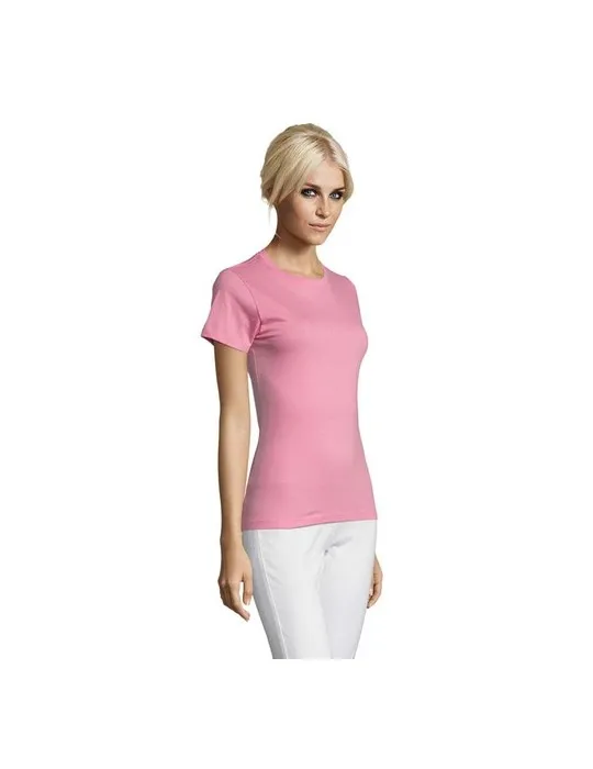 T-shirt Femme Personnalisable 100% Coton 150g REGENT Matières : plastique Couleurs : vert clair personnalisation sur mesure