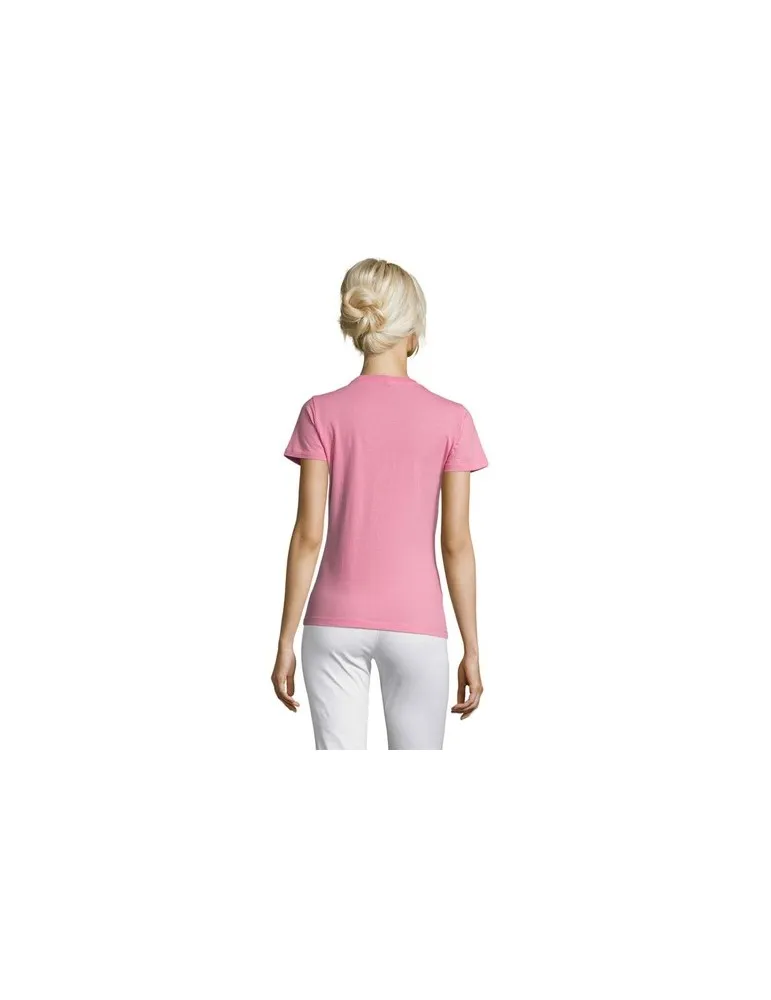T-shirt Femme Personnalisable 100% Coton 150g REGENT Matières : plastique Couleurs : bleu clair goodies publicitaire durable
