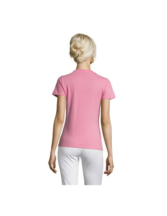 T-shirt Femme Personnalisable 100% Coton 150g REGENT Matières : plastique Couleurs : bleu clair goodies publicitaire durable