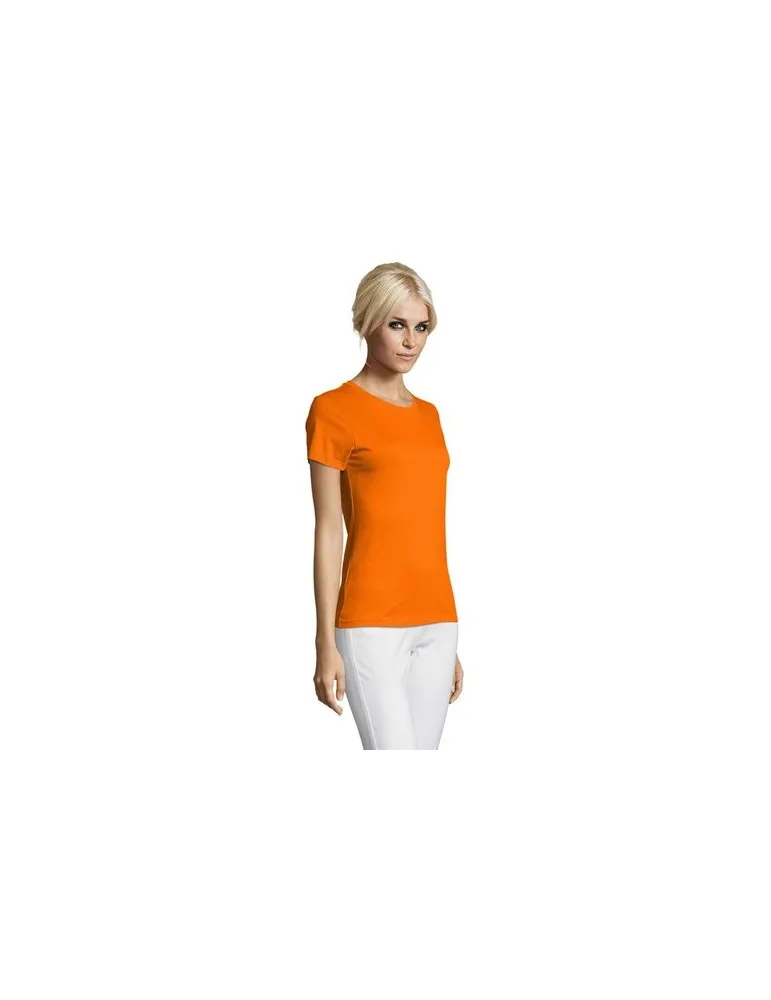 T-shirt Femme Personnalisable 100% Coton 150g REGENT Matières : plastique Couleurs : rouge goodies personnalisé en stock