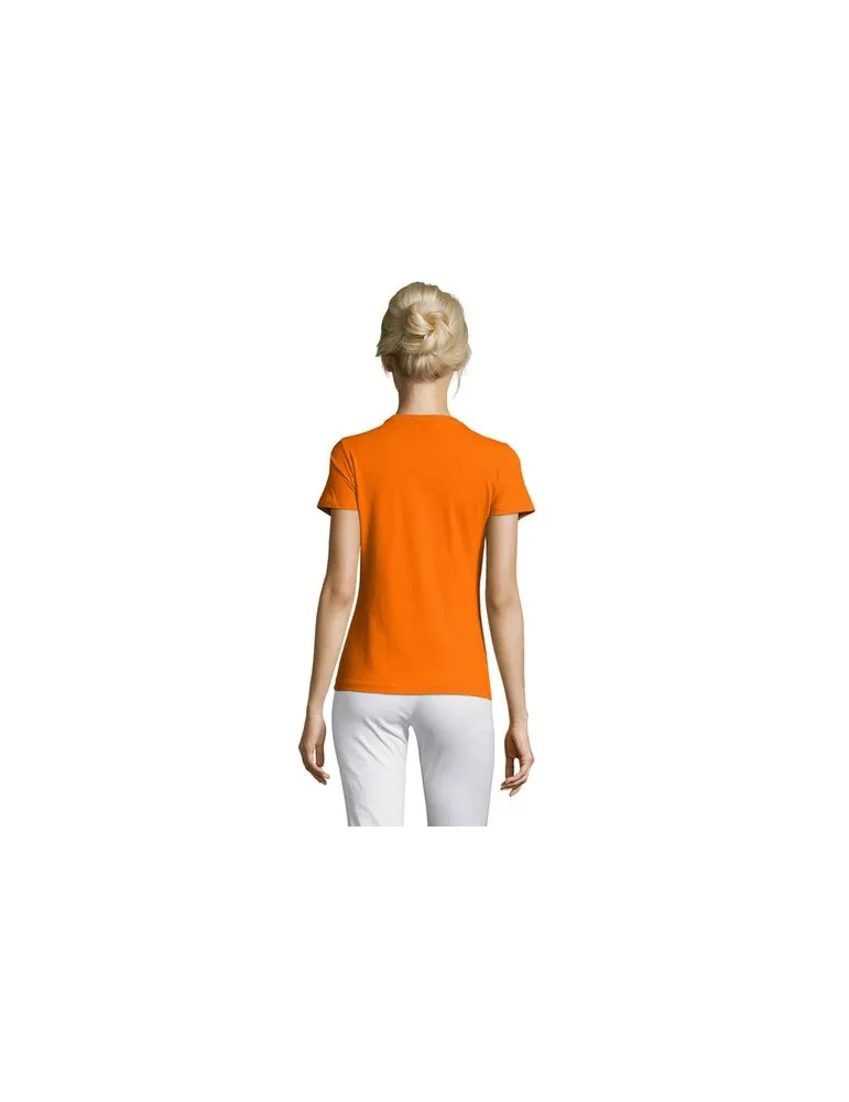 T-shirt Femme Personnalisable 100% Coton 150g REGENT Matières : bois Couleurs : naturel cadeau entreprise pas cher