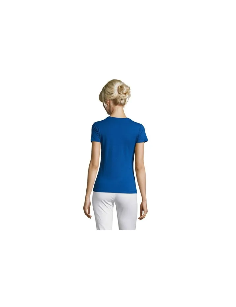 T-shirt Femme Personnalisable 100% Coton 150g REGENT Matières : papier à base d'herbe goodies publicitaire durable