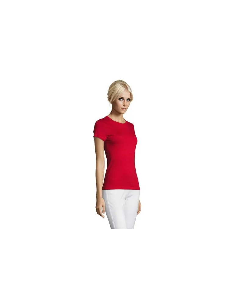 T-shirt Femme Personnalisable 100% Coton 150g REGENT Matières : bois Couleurs : naturel goodies publicitaire événementiel