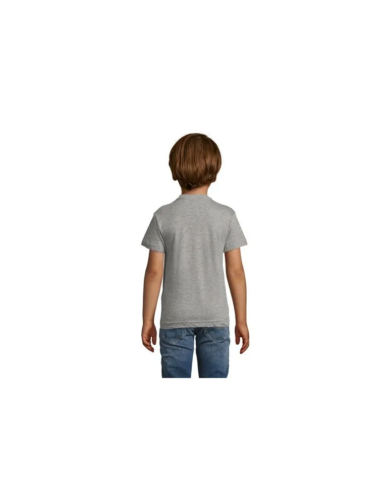 T-shirt personnalisé 100% coton enfant Régent Fit Couleurs : orange fluo accessoire événementiel unique